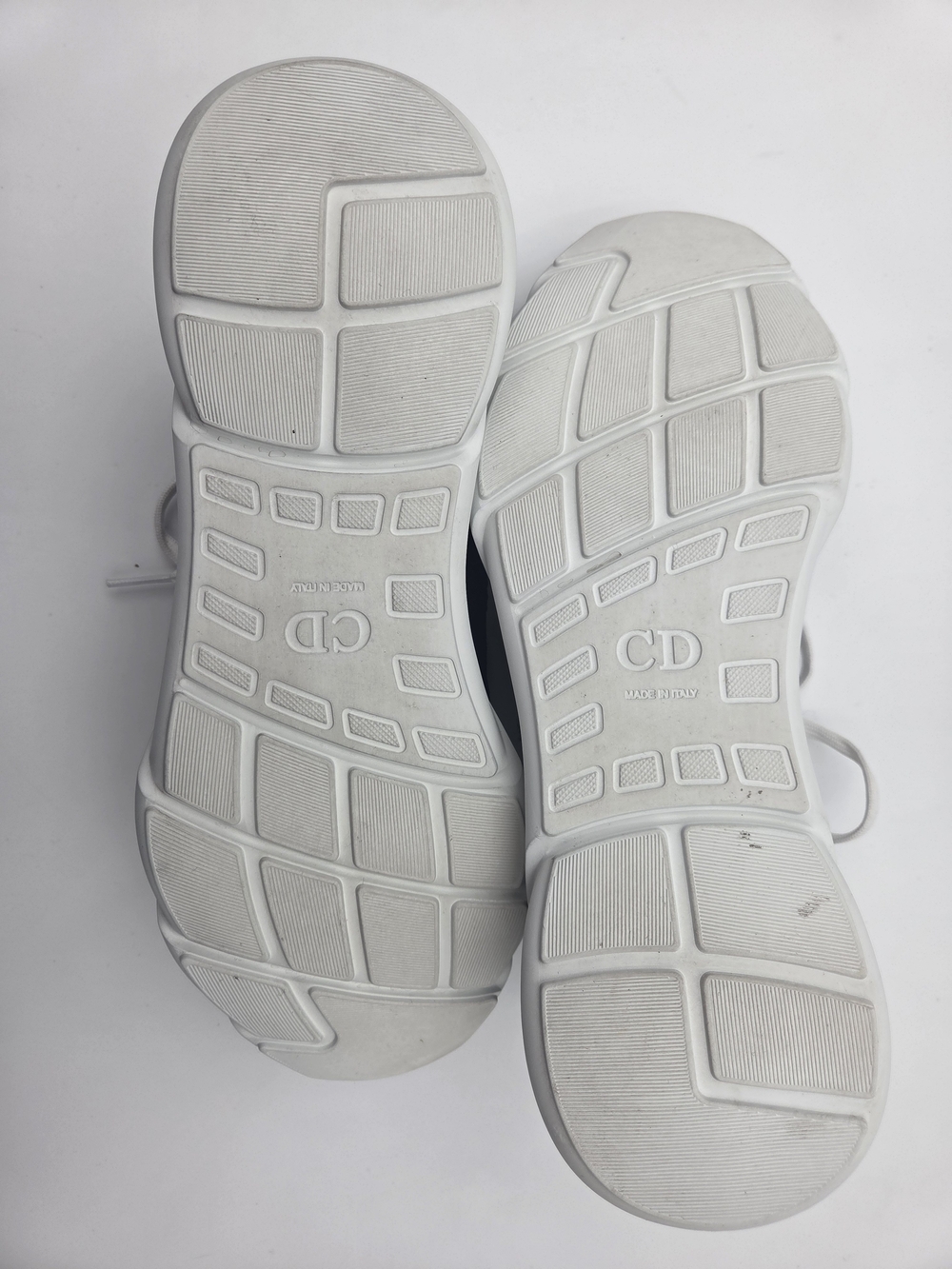Dior Navy  Blue and White Knit Slip-On Sneaker Size 40 - Picture 9 of 14
